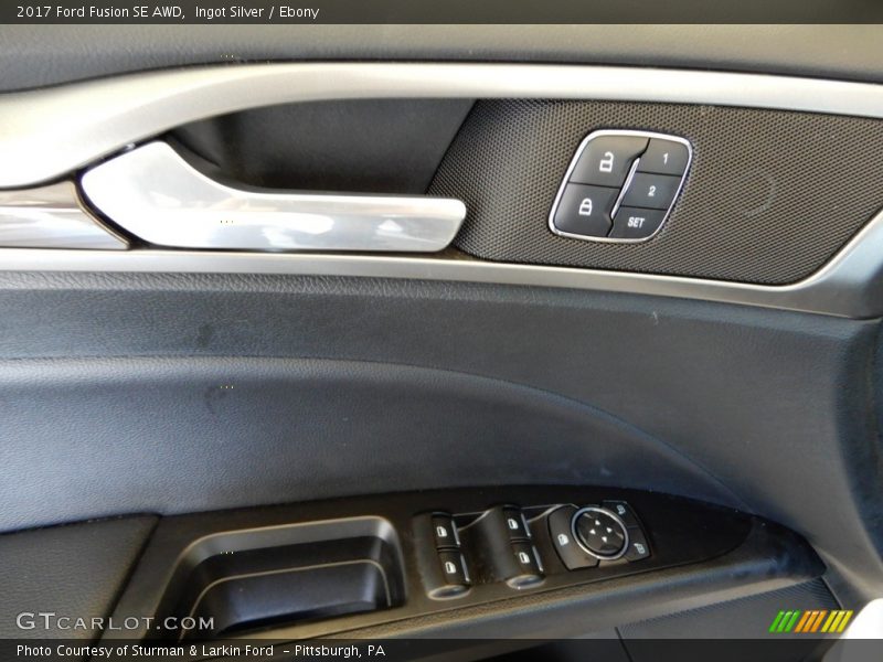 Ingot Silver / Ebony 2017 Ford Fusion SE AWD