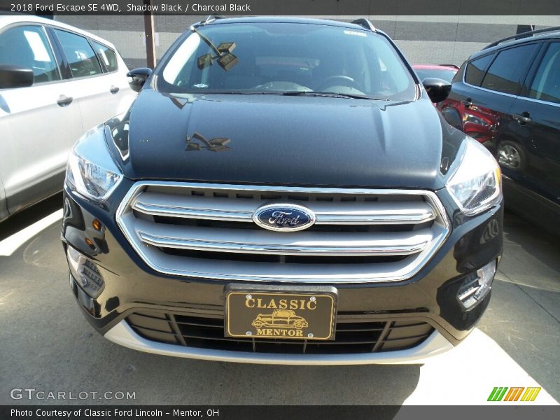 Shadow Black / Charcoal Black 2018 Ford Escape SE 4WD