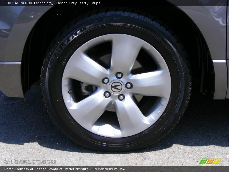 Carbon Gray Pearl / Taupe 2007 Acura RDX Technology