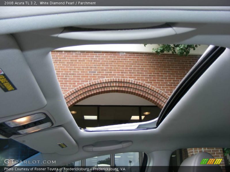 White Diamond Pearl / Parchment 2008 Acura TL 3.2