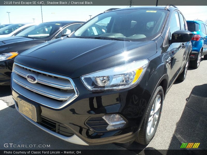 Shadow Black / Charcoal Black 2018 Ford Escape SE 4WD