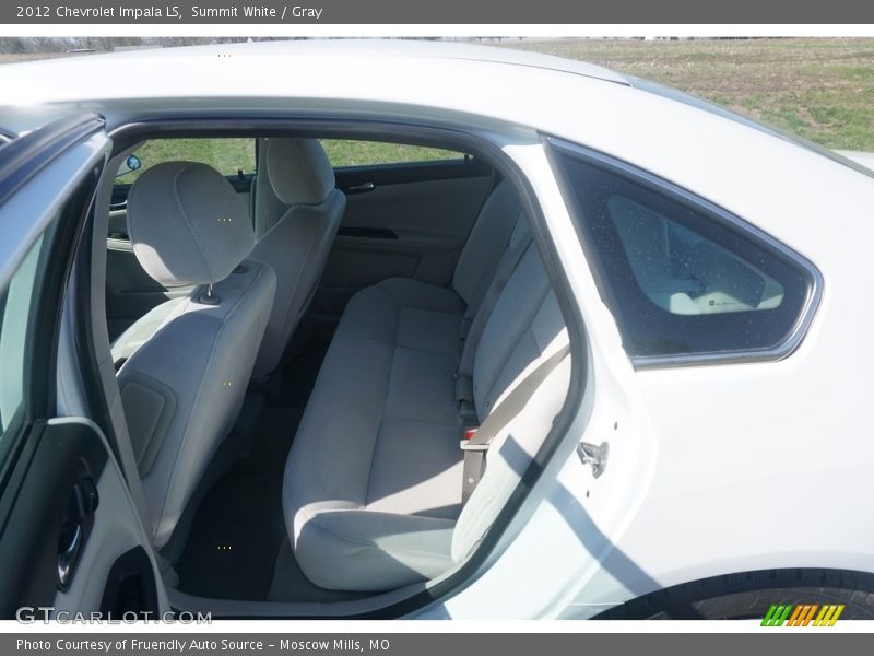 Summit White / Gray 2012 Chevrolet Impala LS