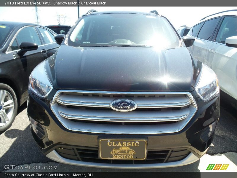 Shadow Black / Charcoal Black 2018 Ford Escape SE 4WD