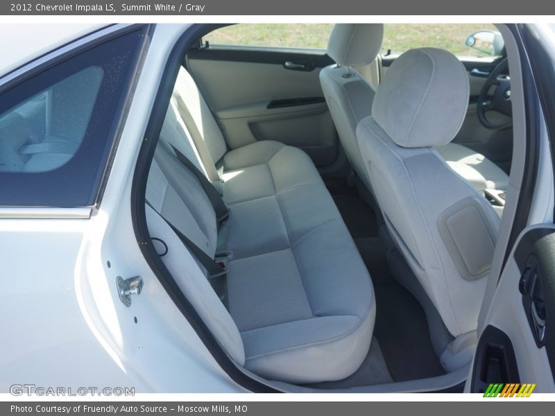 Summit White / Gray 2012 Chevrolet Impala LS