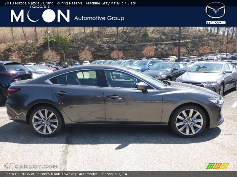 Machine Gray Metallic / Black 2018 Mazda Mazda6 Grand Touring Reserve