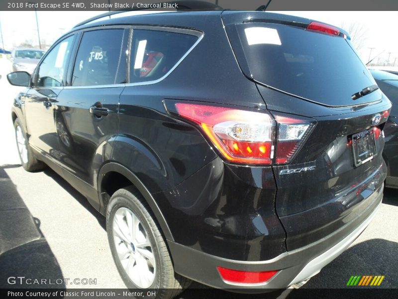 Shadow Black / Charcoal Black 2018 Ford Escape SE 4WD