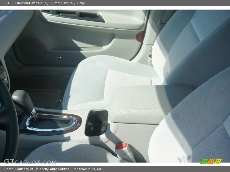 Summit White / Gray 2012 Chevrolet Impala LS