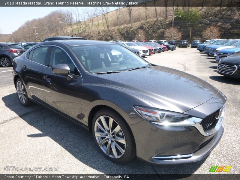 Machine Gray Metallic / Black 2018 Mazda Mazda6 Grand Touring Reserve