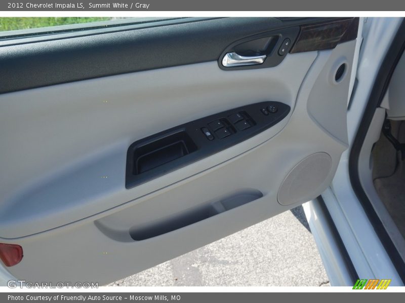 Summit White / Gray 2012 Chevrolet Impala LS