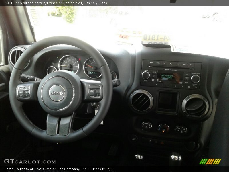 Rhino / Black 2018 Jeep Wrangler Willys Wheeler Edition 4x4