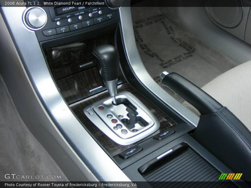 White Diamond Pearl / Parchment 2008 Acura TL 3.2