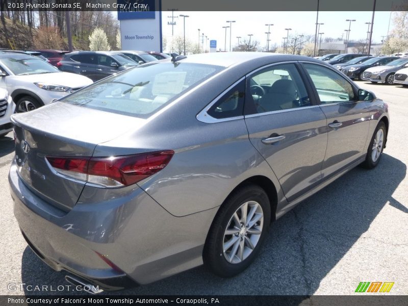 Machine Gray / Gray 2018 Hyundai Sonata SE