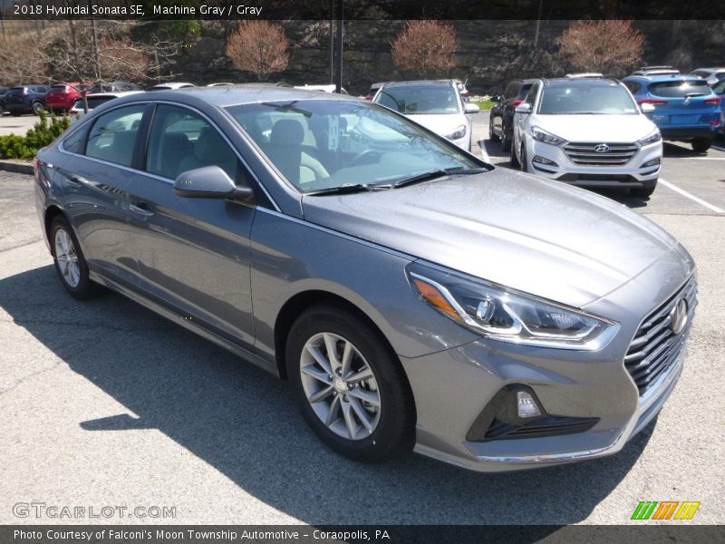 Machine Gray / Gray 2018 Hyundai Sonata SE