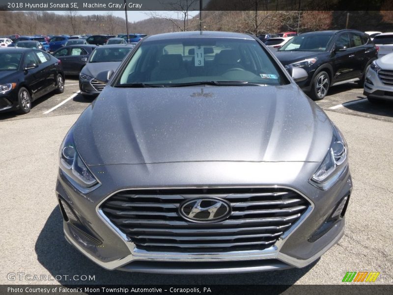 Machine Gray / Gray 2018 Hyundai Sonata SE