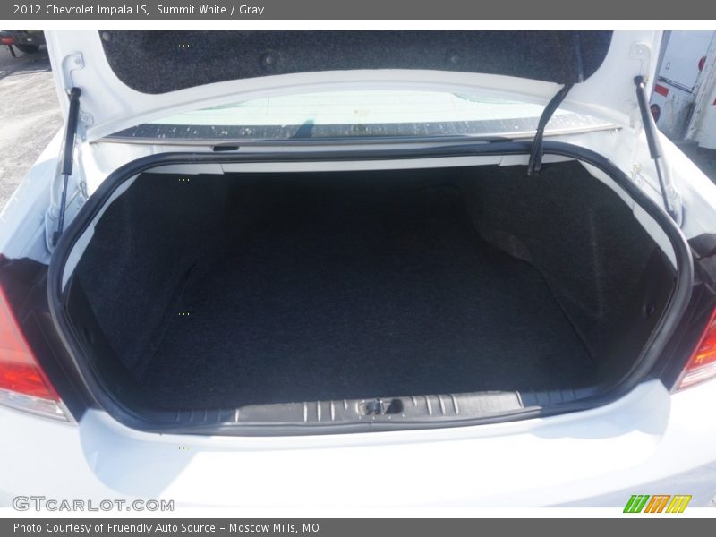 Summit White / Gray 2012 Chevrolet Impala LS