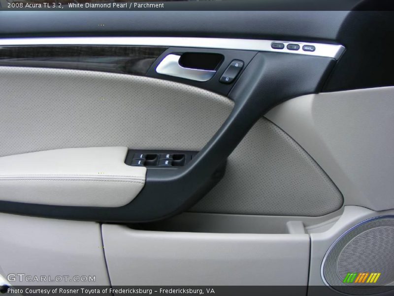 White Diamond Pearl / Parchment 2008 Acura TL 3.2