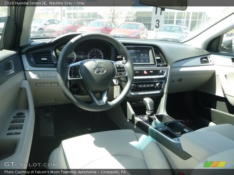 Machine Gray / Gray 2018 Hyundai Sonata SE
