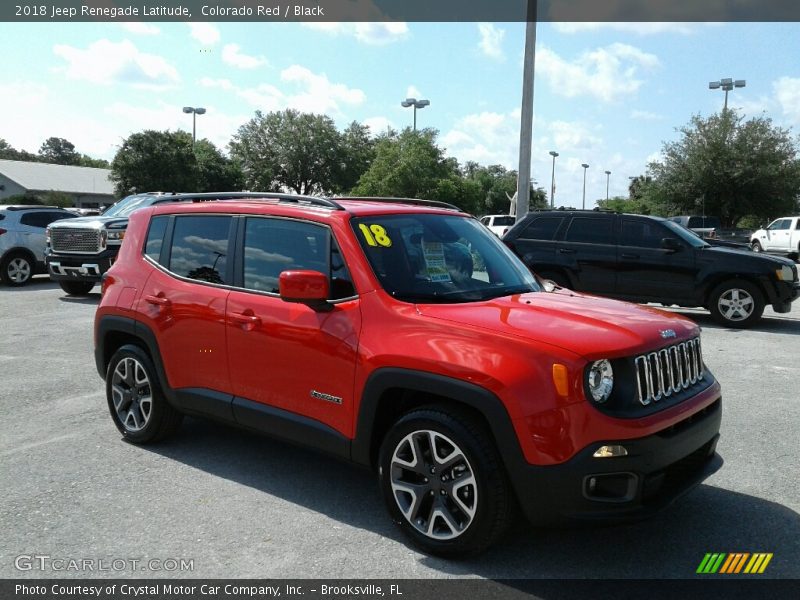 Colorado Red / Black 2018 Jeep Renegade Latitude