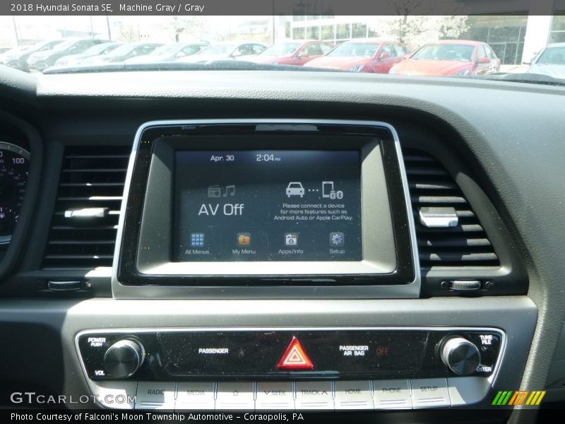 Machine Gray / Gray 2018 Hyundai Sonata SE