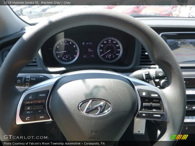 Machine Gray / Gray 2018 Hyundai Sonata SE