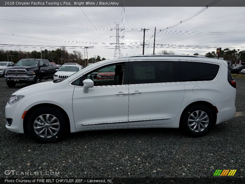 Bright White / Black/Alloy 2018 Chrysler Pacifica Touring L Plus