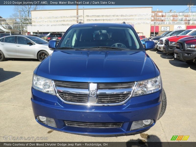 Deep Water Blue Pearl Coat / Dark Slate Gray 2010 Dodge Journey SXT AWD