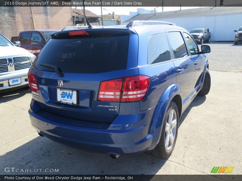 Deep Water Blue Pearl Coat / Dark Slate Gray 2010 Dodge Journey SXT AWD