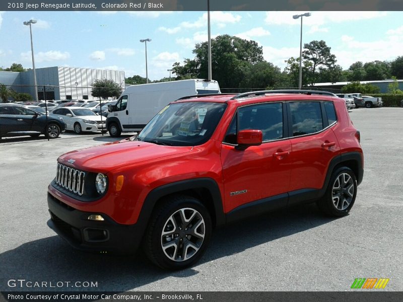 Colorado Red / Black 2018 Jeep Renegade Latitude