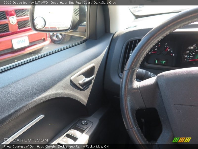 Deep Water Blue Pearl Coat / Dark Slate Gray 2010 Dodge Journey SXT AWD