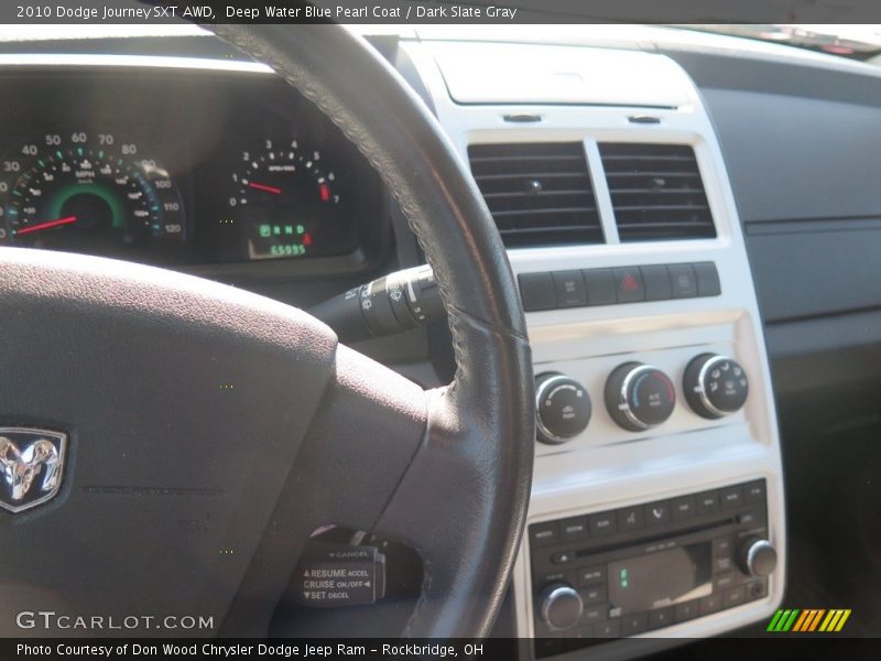 Deep Water Blue Pearl Coat / Dark Slate Gray 2010 Dodge Journey SXT AWD