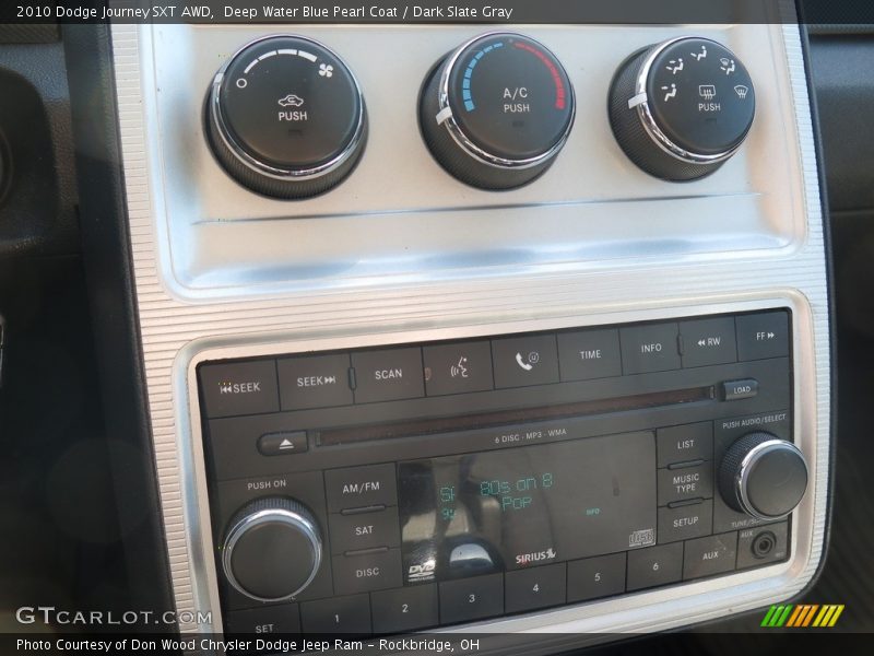 Deep Water Blue Pearl Coat / Dark Slate Gray 2010 Dodge Journey SXT AWD