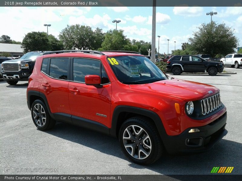 Colorado Red / Black 2018 Jeep Renegade Latitude