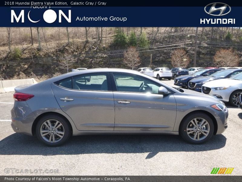 Galactic Gray / Gray 2018 Hyundai Elantra Value Edition