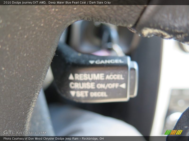 Deep Water Blue Pearl Coat / Dark Slate Gray 2010 Dodge Journey SXT AWD