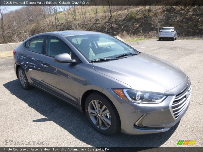 Galactic Gray / Gray 2018 Hyundai Elantra Value Edition