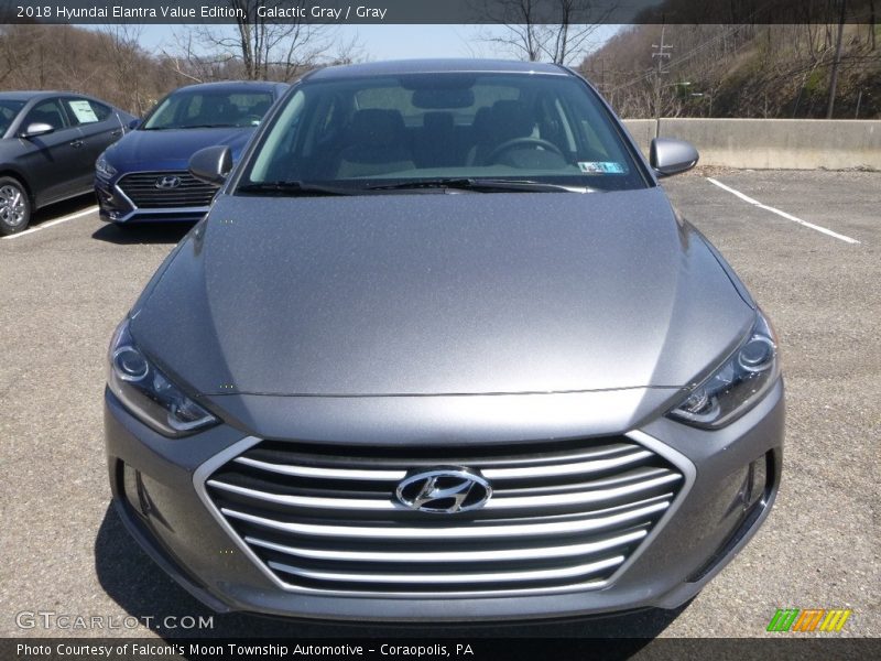 Galactic Gray / Gray 2018 Hyundai Elantra Value Edition
