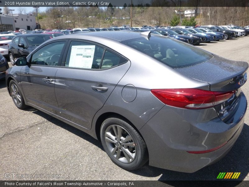 Galactic Gray / Gray 2018 Hyundai Elantra Value Edition