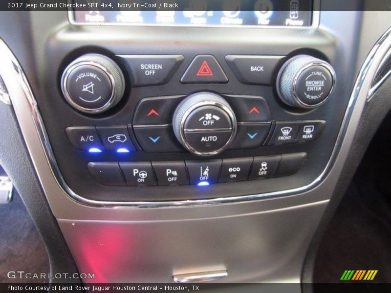 Controls of 2017 Grand Cherokee SRT 4x4