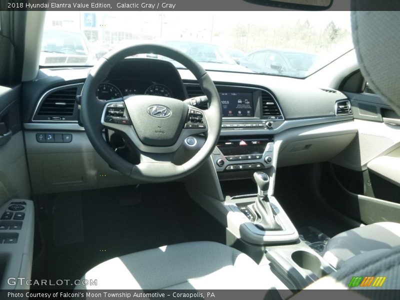 Galactic Gray / Gray 2018 Hyundai Elantra Value Edition