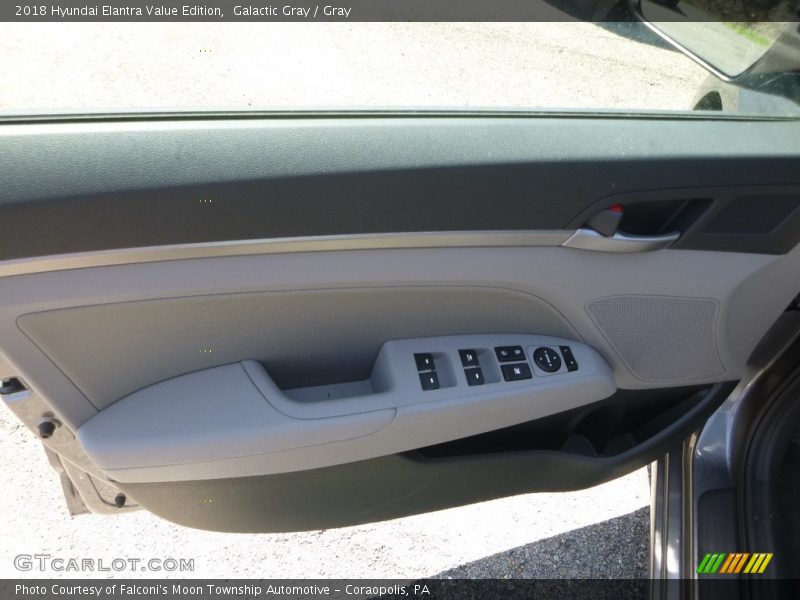 Galactic Gray / Gray 2018 Hyundai Elantra Value Edition
