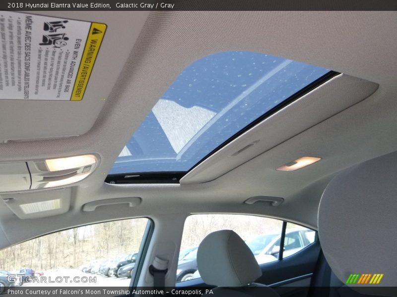 Galactic Gray / Gray 2018 Hyundai Elantra Value Edition