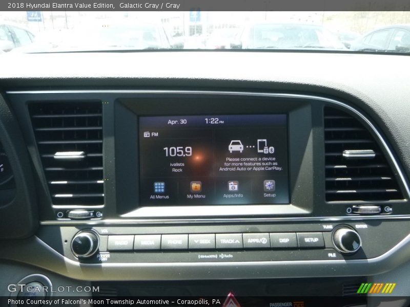 Galactic Gray / Gray 2018 Hyundai Elantra Value Edition