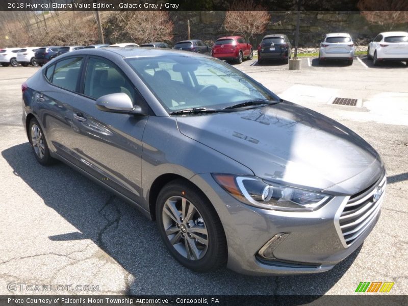 Galactic Gray / Gray 2018 Hyundai Elantra Value Edition