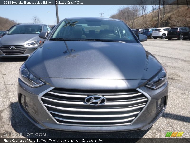 Galactic Gray / Gray 2018 Hyundai Elantra Value Edition