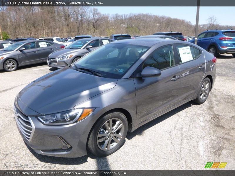 Galactic Gray / Gray 2018 Hyundai Elantra Value Edition