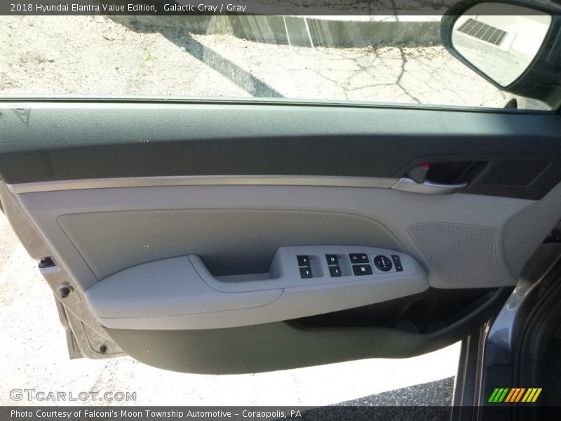 Galactic Gray / Gray 2018 Hyundai Elantra Value Edition