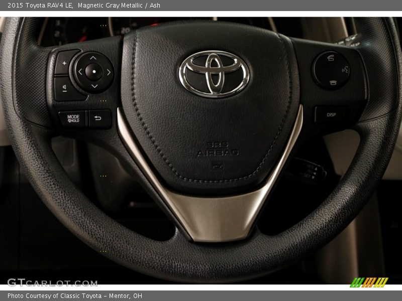 Magnetic Gray Metallic / Ash 2015 Toyota RAV4 LE