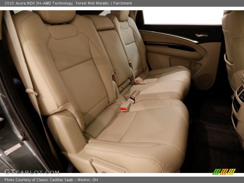 Forest Mist Metallic / Parchment 2015 Acura MDX SH-AWD Technology