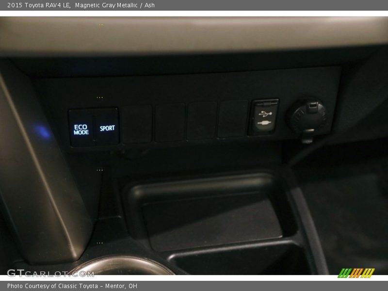 Magnetic Gray Metallic / Ash 2015 Toyota RAV4 LE