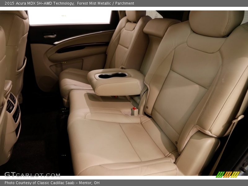 Forest Mist Metallic / Parchment 2015 Acura MDX SH-AWD Technology